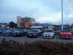 Our Mopar club took over the parking lot :3